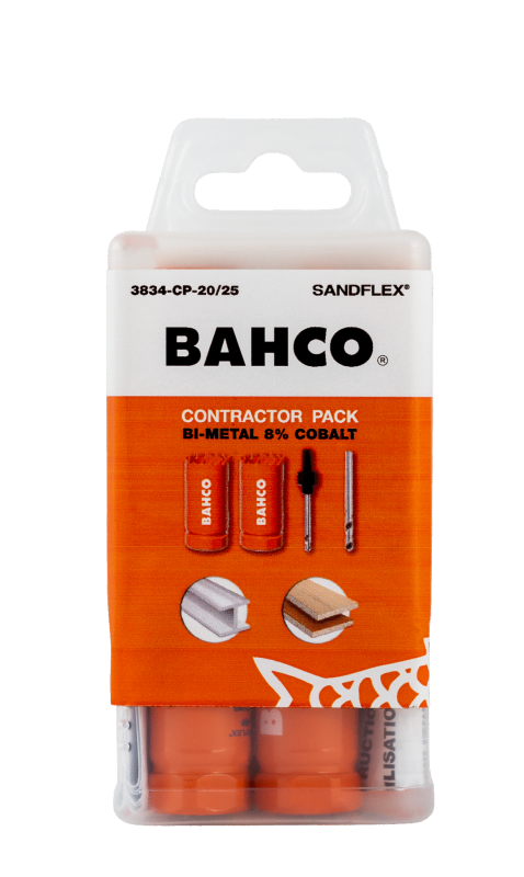 Bahco 3834-CP-20/25 Hålsågssats 11 delar