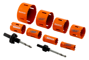 Bahco 3834-82 Hålsågssats 10 delar