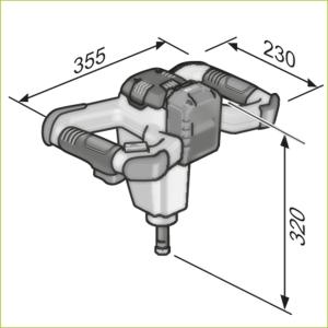 FLEX MXE18.0-EC C Omrörare 18V