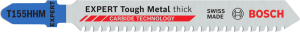 Bosch EXPERT Tough Metal thick Sticksågblad T155HHM 3st