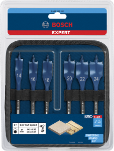 Bosch EXPERT Self Cut Speed flatfräsborrsats 6 delar