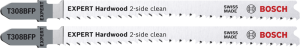 Bosch EXPERT Hardwood 2-side clean Sticksågblad T308BFP 2st