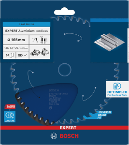 Bosch EXPERT Aluminium Cirkelsågklinga 165x1,8/1,3x20mm 54T