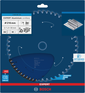 Bosch EXPERT Aluminium Sågklinga 216x2/1,4x30mm 66T