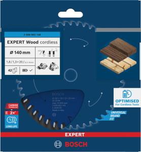 Bosch EXPERT Wood Cirkelsågklinga 140x1,8/1,3x20mm 42T