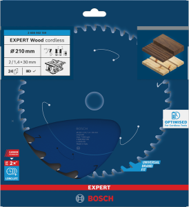 Bosch EXPERT Wood Sågklinga 210x2/1,4x30mm 24T