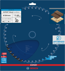 Bosch EXPERT Wood Sågklinga 254x2,1/1,6x30mm 48T