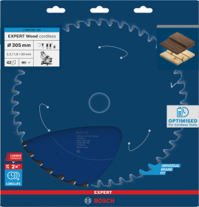 Bosch EXPERT Wood Sågklinga 305x2,2/1,6x30mm 42T