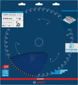 Bosch EXPERT Aluminium Sågklinga 305x2,4/1,8x30mm 96T