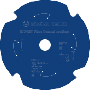 Bosch EXPERT Fibre Cement Cirkelsågklinga 160x1,8/1,2x20mm 4T