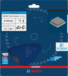 Bosch EXPERT Fibre Cement Cirkelsågklinga 165x1,8/1,2x20mm 4T