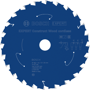 Bosch EXPERT Construct Wood Cirkelsågklinga 160x1,6/1x20mm 24T