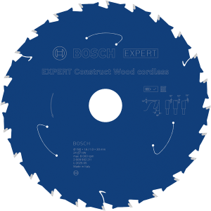 Bosch EXPERT Construct Wood Cirkelsågklinga 190x1,6/1x30mm 24T