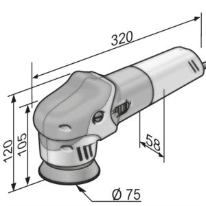 FLEX XFE7 Polermaskin 700W