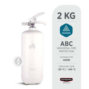 Housegard Pulversläckare 2kg Vit PE2HR-A