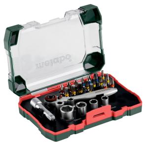 Metabo Bitssats Med Spärrnyckel 26 delar
