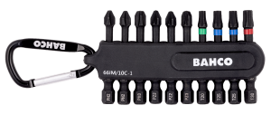 Bahco 66IM/10C Bitsklips Impact 10 delar