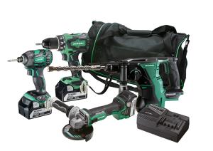 HiKOKI KC18DG4L(S) Verktygspaket 18V (3x5,0Ah)