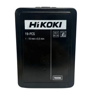 HiKOKI Borrsats Metall 1-10mm HSS-R 19 delar