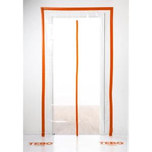 TEBO Cover Dammdörr Blixtlås "I" Plast 220x120cm