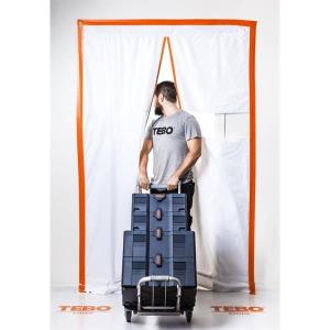 TEBO Cover Dammdörr Magnet "I" Nylon 217x138cm