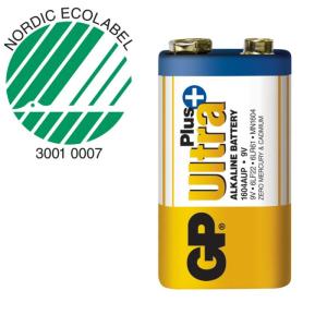 GP Batteries Ultra Plus Alkaline 9V-Batteri 1-pack