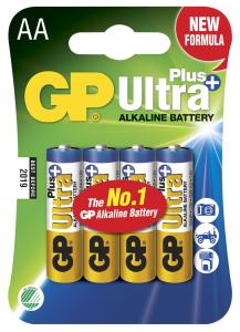 GP Batteries Ultra Plus Alkaline AA 4-pack