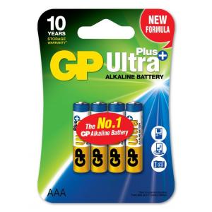 GP Batteries Ultra Plus Alkaline AAA-Batteri 4-pack