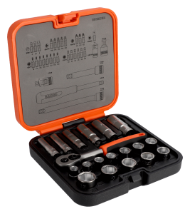 Bahco S51MC3H Hylsnyckelsats 3/8" & 1/4" 51 delar
