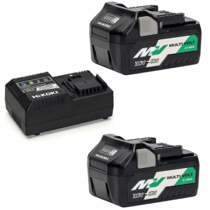 HiKOKI Laddpaket 36V/18V Multivolt (2x2,5Ah/5,0Ah)