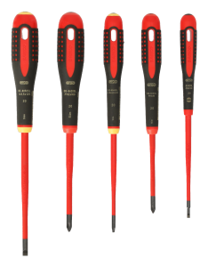 Bahco BE-9881SL Skruvmejselsats Ergo 5 delar 1000V