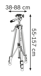 Bosch BT 150 Laserstativ 55-157cm