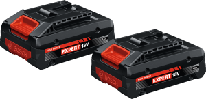 Bosch EXPERT EXBA18V-40 Batteripaket 2x18V (4,0Ah)