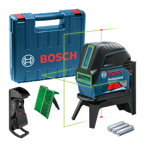 Bosch GCL 2-15 G Krysslaser m. Lodpunkter Grön