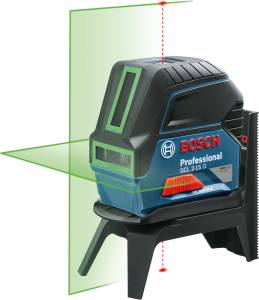 Bosch GCL 2-15 G Krysslaser m. Lodpunkter Grön