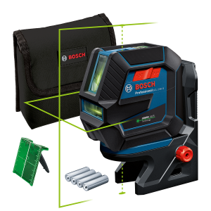 Bosch GCL 2-50 G Krysslaser m. Lodpunkter Grön