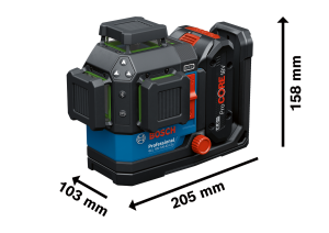 Bosch GLL 18V-120-33 CG 360 Laser Grön 18V