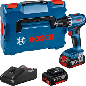 Bosch GSR 18V-45 Borrskruvdragare 18V (2x3,0Ah)