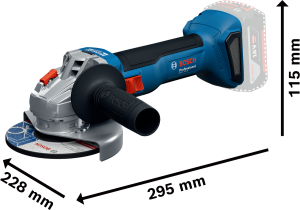 Bosch GWS 18V-8 Vinkelslip 125mm 18V
