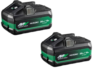 HiKOKI BSL36B18X Batteripaket 36V/18 Multivolt (2x4,0Ah/8,0Ah)