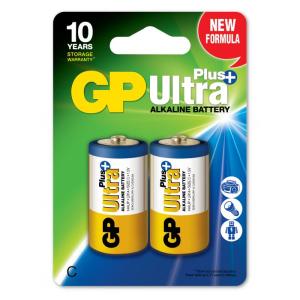 GP Batteries Ultra Plus Alkaline C-Batteri 2-pack