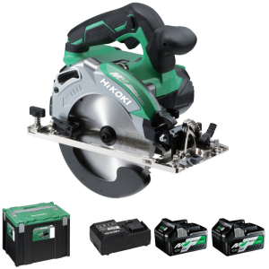HiKOKI C3606DA Cirkelsåg 165MM 36V (2x2,5Ah)