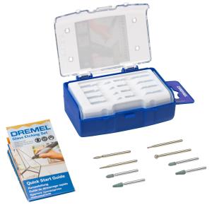 Dremel Tillbehörssats f. Glasetsning 8 delar