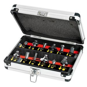 HiKOKI Frässtålsats 8mm Alulåda 12 delar