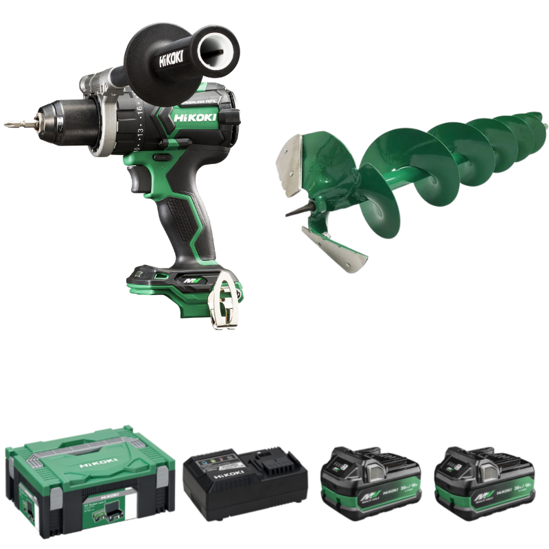 HiKOKI Verktygspaket Isborr 36V (2x2,5Ah)