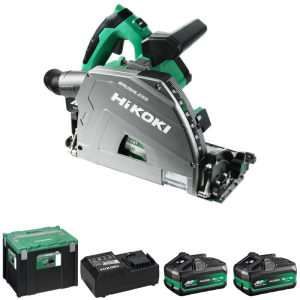 HiKOKI C3606DPA Sänksåg 36V 165mm (2x4,0Ah) Inkl 800mm skena