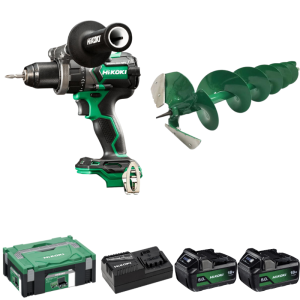 HiKOKI Verktygspaket Isborr 18V (2x5,0Ah)