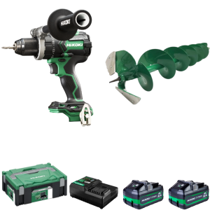 HiKOKI Verktygspaket Isborr 36V Plus (2x4,0Ah)