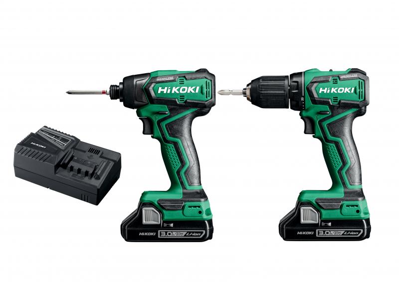 HiKOKI KC18DD Verktygspaket 18V (2x3,0Ah)