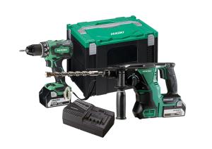HiKOKI KC18DRBL(S) Verktygspaket 18V (2x5,0Ah)